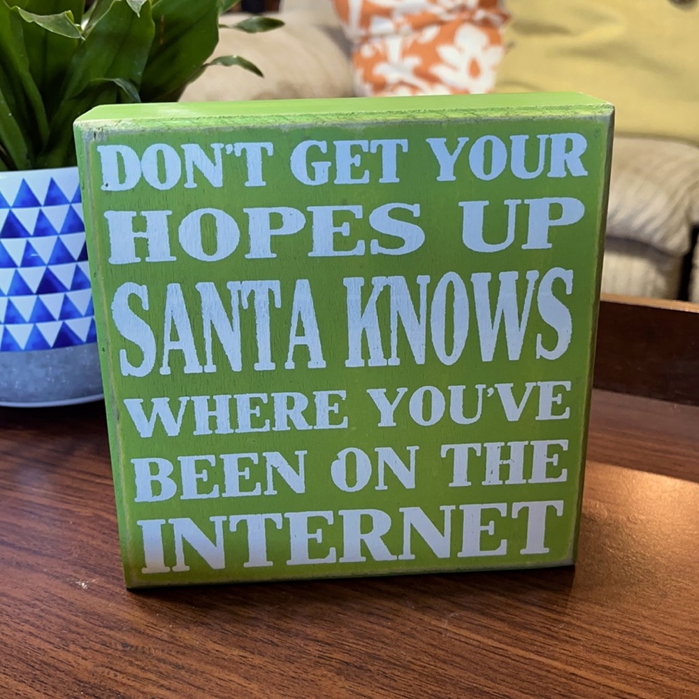 ✨3/$25✨ Wooden Christmas Plaque